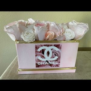 Artificial Flower Box Centerpiece